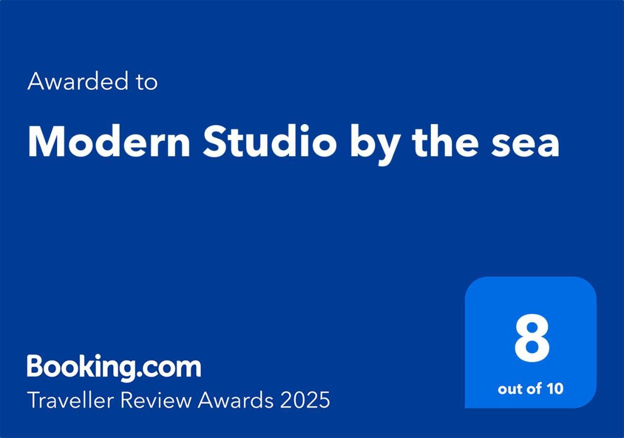 Modern Studio By The Sea Loutra Edipsou  Bagian luar foto